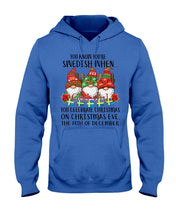 Load image into Gallery viewer, Swedish Christmas Gnome Cute Gift Tee Hoodie
