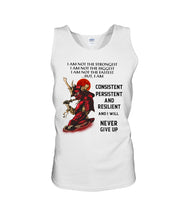 Load image into Gallery viewer, Samurai Consistent Persistent Resilient Quote T-Shirt Unisex Tank Top
