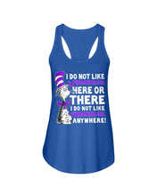 Load image into Gallery viewer, Fibromyalgia Anywhere Break Cancer Spirit T-Shirt Ladies Flowy Tank
