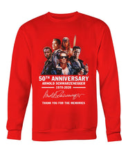 Load image into Gallery viewer, 50Th Anniversary Arnold Schwarzenegger Terminator Cool Design T-Shirt 1970-2020 Unisex Long Sleeve