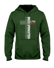 Load image into Gallery viewer, 71 Years Born To Run Bruce Springteen Black T-Shirt Hoodie