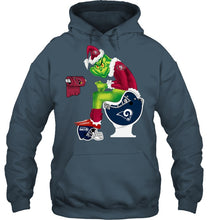 Load image into Gallery viewer, Funny Grinch San Francisco 49Ers Christmas Gift Tee Hoodie