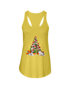 Jack Russell Christmas Gift For Christmas T-Shirt Ladies Flowy Tank