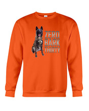 Load image into Gallery viewer, K9 Dog Hero Zero Bark Thirty Sweatshirt