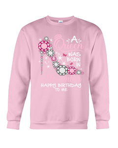 Happy Birthdat To November Queen T-Shirt Sweatshirt