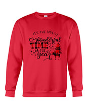 Load image into Gallery viewer, Funny Moose Wonderful Time Christmas Gift For Family Sweatshirt