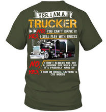 Load image into Gallery viewer, I Am A Trucker Guys Tee