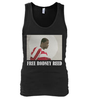 Load image into Gallery viewer, Free Rodney Reed Raise Your Voice 4 Unisex Tank Top