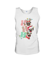 Load image into Gallery viewer, Pug Lover Christmas Hohoho Funny T-Shirt Unisex Tank Top