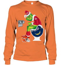 Load image into Gallery viewer, Funny Grinch Kansas Chief Christmas Gift Tee Unisex Long Sleeve