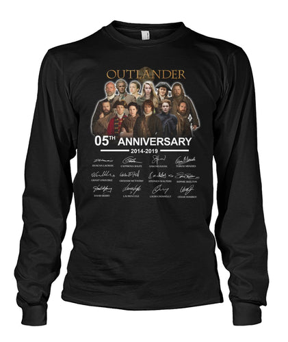 50Th Anniversary Outlander Gift For Fans Black T-Shirt Unisex Long Sleeve