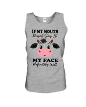 Load image into Gallery viewer, Cute Cow T-Shirt For Cow Lovers Unisex Tank Top
