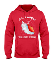Load image into Gallery viewer, Just A Woman Loves Dancing And Reading Books Hoodie