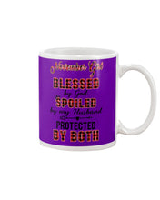 Load image into Gallery viewer, November Girl Blessed By Girl Spoiled By Husband Quote T-Shirt Mug