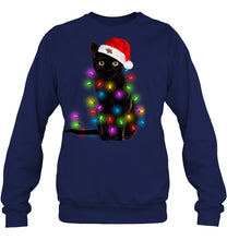 Load image into Gallery viewer, Cat Merry And Bright New Sweatshirt