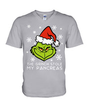 Load image into Gallery viewer, The Grinch Stole My Pancreas Guys V-Neck