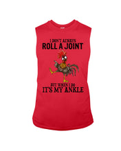 Load image into Gallery viewer, Chicken Roll A Joint Funny Quote T-Shirt For Friends Family Unisex Long Sleeve