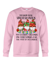 Load image into Gallery viewer, Swedish Christmas Gnome Cute Gift Tee Sweatshirt