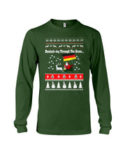 Load image into Gallery viewer, Deutsching Through The Snow German Christmas Funny Tee Unisex Long Sleeve