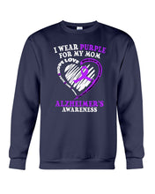 Load image into Gallery viewer, Alzheimer Awareness Daughter For Mom T-Shirt Sweatshirt