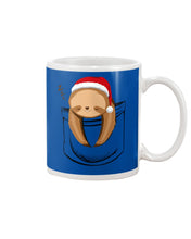 Load image into Gallery viewer, Pocket Slothmas Christmas Gift Funny T-Shirt Mug