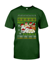 Load image into Gallery viewer, Cute Hamster Merry Christmas Gift For Hamster Lovers T-Shirt Guys Tee