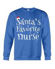 Load image into Gallery viewer, Santa's Favorite Nurse Sweatshirt