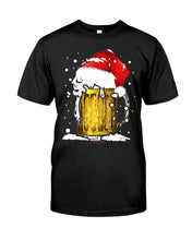 Load image into Gallery viewer, Beer Lover Christmas Classic T-Shirt Guys Tee