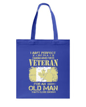 Load image into Gallery viewer, Old Man - Canadian Armed Forces Basketweave Tote Bag