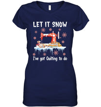 Load image into Gallery viewer, Christmas Gift For Quilting Lovers Ladies V-Neck