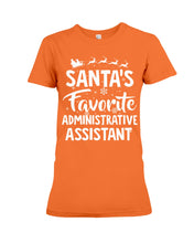 Load image into Gallery viewer, Santa Favorite Assistant Funny Christmas Gift Shirt Ladies Tee