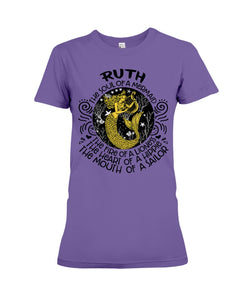 Ruth The Soul Of Mermaid Horoscope T-Shirt Ladies Tee