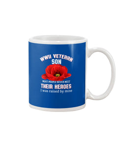 Wwii Veteran Son Gift For Veterab Mom Mug