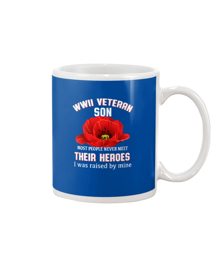 Wwii Veteran Son Gift For Veterab Mom Mug