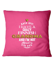 Load image into Gallery viewer, Finnish Crazy Grandma Gift For Grandma Family Pillow Cover