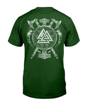 Load image into Gallery viewer, Viking Valknut Viking Pattern Custom T-Shirt Guys Tee