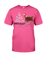 Load image into Gallery viewer, Jolly Cat Christmas Gift For Cat Lovers Guys Tee