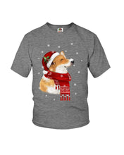 Load image into Gallery viewer, Corgi Christmas Gift Funny T-Shirt Youth Tee