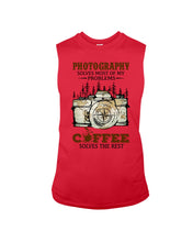 Load image into Gallery viewer, Solve Most Problems Camera Map Photography T-Shirt Unisex Long Sleeve