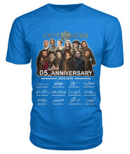 Load image into Gallery viewer, Outlander Tv Series 5 Years Anniversary 2014 - 2019 Autograph T-Shirt Guys Tee