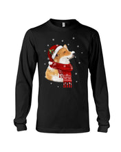 Load image into Gallery viewer, Corgi Christmas Gift Funny T-Shirt Unisex Long Sleeve