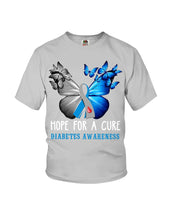 Load image into Gallery viewer, Hope For Cure Diabetes Awareness Youth Tee