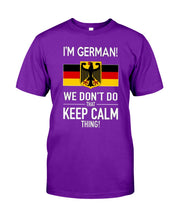 Load image into Gallery viewer, Keep Calm German Funny Quote Guys Tee
