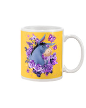 Load image into Gallery viewer, Donkey Loves Purple Flowers Custom T-Shirt Mug