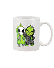 Load image into Gallery viewer, Cute Little Jack Skellington Grinch Best Friend Christmas Gift Shirt Mug