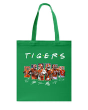 Load image into Gallery viewer, Clemson Tigers Ncaa Friends Font T-Shirt For Fans Basketweave Tote Bag