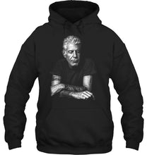 Load image into Gallery viewer, Anthony Bourdain Gift For Fans Black T-Shirt Hoodie