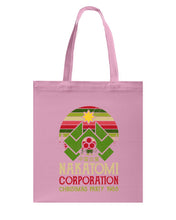 Load image into Gallery viewer, Christmas Nakatomi Corporation 1988 T-Shirt Basketweave Tote Bag