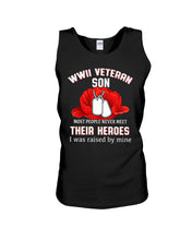 Load image into Gallery viewer, Wwii Veteran Gift For Veteran Dad Quote T-Shirt Unisex Tank Top