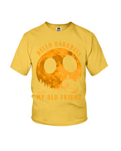 Load image into Gallery viewer, Darkness My Old Friend Halloween T-Shirt Youth Tee